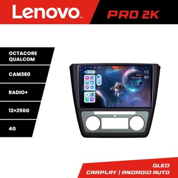 Navigatie Skoda Yeti 2009-2014 Lenovo Kit-YETI 8 core QLED 2K 12+256 360 Android Waze USB Navigatie Internet Youtube Radio