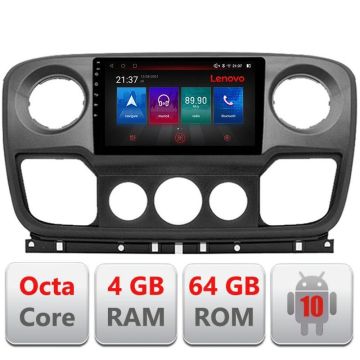 Navigatie Opel Movano, Renault Master 2010-2021 Android radio gps internet Octa Core 4+64GB LTE Kit-movano+EDT- v1 RESIGILAT