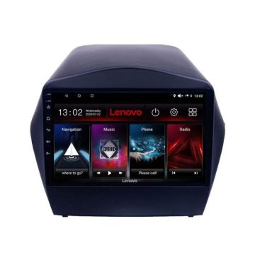 Navigatie Hyundai IX35 Lenovo Kit-361 8 core QLED 2K 4+64 360 Android Waze USB Navigatie Internet Youtube Radio