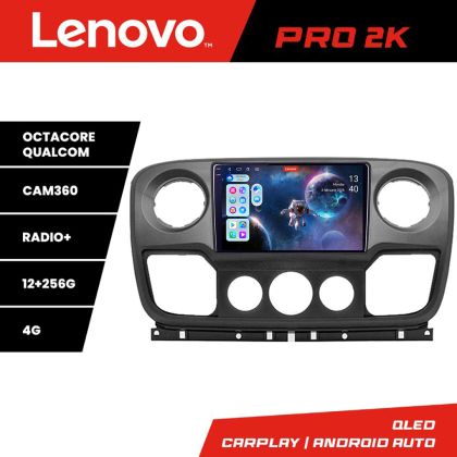 Navigatie Opel Movano, Renault Master 2010-2021 Android radio gps internet 8 core QLED 2K 12+256 360GB 4-Core Lenovo