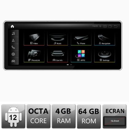 Navigatie Audi A6 C6 MMI3G 2009-2010 Android Octa Core 4+64 12.3" 1920x720