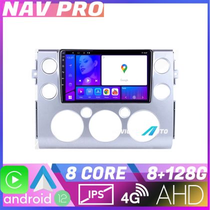 Navigatie Toyota FJ Cruiser 2006 2020 EDOTEC-LITE Android radio gps internet Octa core 8 128 Carplay