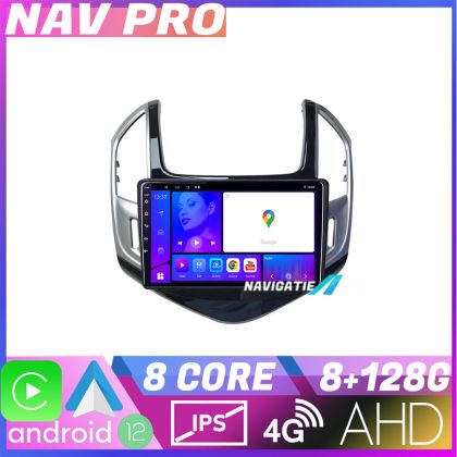 Navigatie Chevrolet Cruze 2013 KIT 1267 EDOTEC-LITE Android Ecran 720P Octa Core 8 128 Carplay