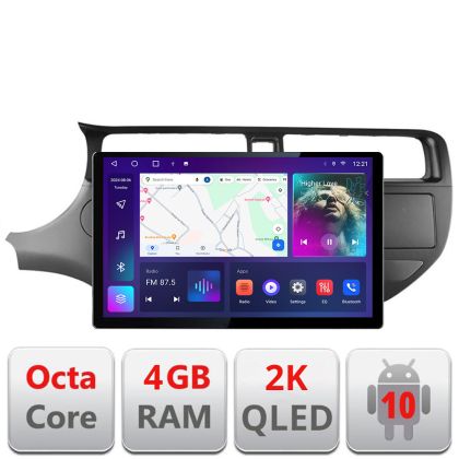 Navigatie dedicata Kia Rio 2011-2013 N-204 Edonav ecran 13" 2K 4+32 Android Waze USB Navigatie 4G 360 Toslink Youtube Radio KI