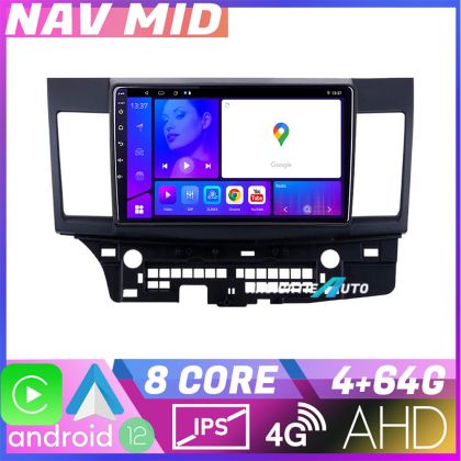 Navigatie Mitsubishi Lancer KIT 037 EDOTEC-LITE Android Ecran 720P Octa Core 4 64 Carplay