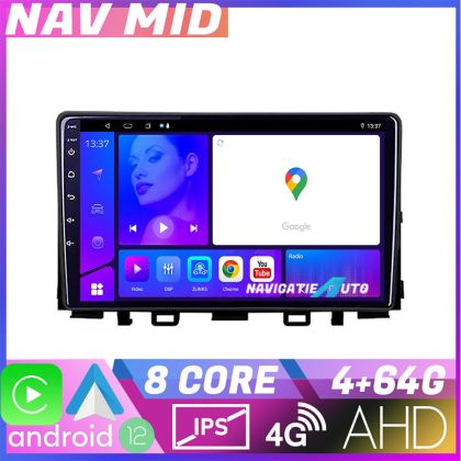 Navigatie Kia Stonic 2016 2020 EDOTEC-LITE Android Ecran 720P Octa Core 4 64 Carplay