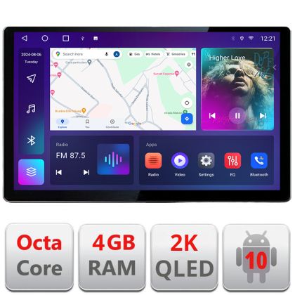 Navigatie dedicata Toyota Camry 2021- N-camry2021 Edonav ecran 13" 2K 4+32 Android Waze USB Navigatie 4G 360 Toslink Youtube R