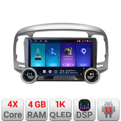Navigatie Hyundai Accent 2006-2012 Kit-Accent Edotec  4+64 10.5 inch Incell 1K android Wifi 5Ghz gps internet