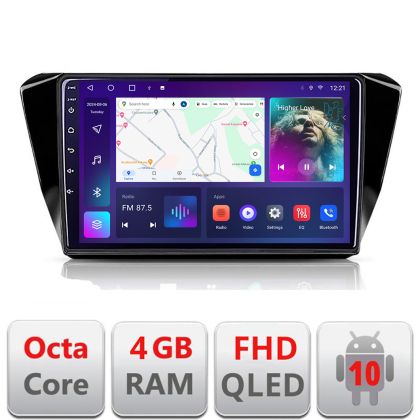 Navigatie Skoda Superb 3 2015-2017 B-932 Android Ecran QLED octa core 4+64 carplay android auto KIT-932+EDT-E310V3