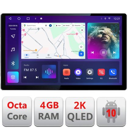Navigatie dedicata Hummer H2  2008-2009 Edonav ecran 13" 2K 4+32 Android Waze USB Navigatie 4G 360 Toslink Youtube Radio KIT-H2 V2