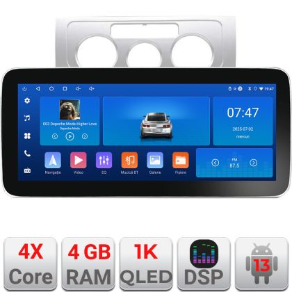 Navigatie VW Touran 2003-2010 K-TOURAN1 Edotec 4+64 12.3 inch Incell 1K android Wifi 5Ghz gps internet a