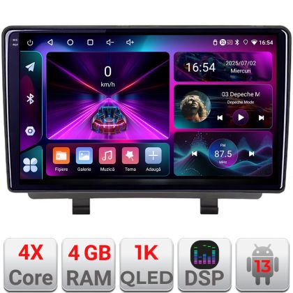 Navigatie Opel Zafira C 2011-2019 dedicata Android radio gps internet 4+64 InCell Display 1K KIT-zafira-c+EDT-E209-RK