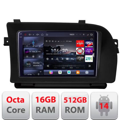 Navigatie S Klass w221 2006-2014 Android radio bluetooth internet 8 core QLED 2K 12+256GB 360 Edotec