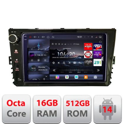 Navigatie VW masini dupa 2018 Android radio gps internet 8 core QLED 2K 12+256GB 360 Edotec