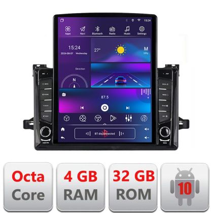 Navigatie Toyota Urbancruiser 2009-2014 Octa Core ecran tip TESLA 9.7" cu Android Radio Bluetooth Internet GPS WIFI 4+32GB DSP 4G