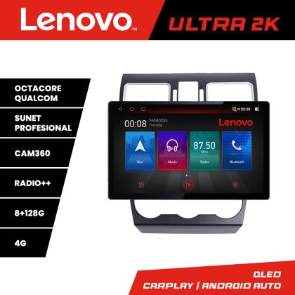 Navigatie Subaru Forester XV Qled 2K Octa Core 8+128 LTE 4G DSP Wifi 5Ghz HDMI android auto carplay radio gps internet kit-062-2019+ULTRA-2K-13-8+128