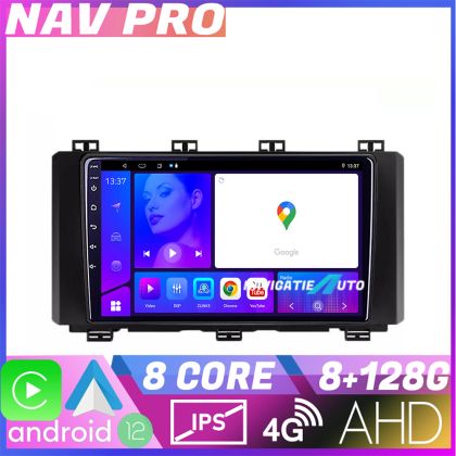 Navigatie Toyota Auris 2013-2018 EDOTEC-LITE Android Ecran 720P Octa Core 8+128 Carplay  Android auto
