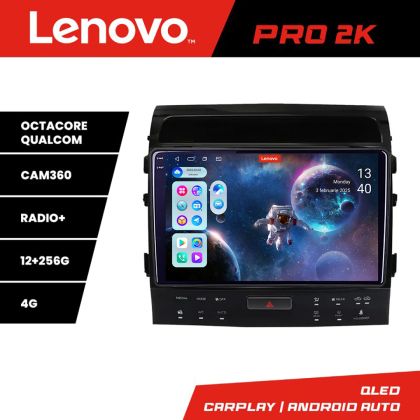 Navigatie Toyota Landcruiser 200 V8 2007-2015 cu navi si 360 Android radio gps internet 8 core QLED 2K 12+256 360 Lenovo