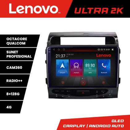 Navigatie Toyota Landcruiser J150 2010-2018 Octa Core Android Radio Bluetooth GPS WIFI/4G DSP 2K 8+128GB 360 Toslink