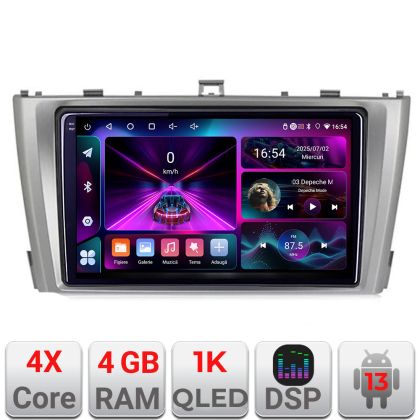 Navigatie Toyota Avensis 2009-2015 A-TY12  4+64 InCell Display 1K Android Waze USB Navigatie Internet Youtube Radio