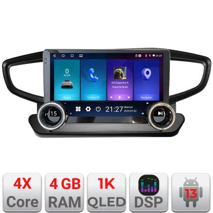 Navigatie Hyundai Ioniq 2016-2020 Edotec  4+64 10.5 inch Incell 1K android Wifi 5Ghz gps internet  KIT-ioniq