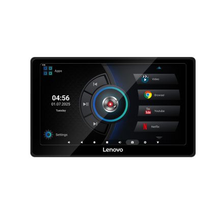 Monitor Android LENOVO-F1A-HM07 tetieră cu prindere universală, procesor Quadcore, 4GB ram, 64GB stocare, ecran 10.1 inci, USB, bluetooth