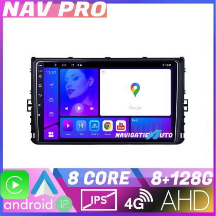 Navigatie grupul VW KIT 933 EDOTEC-LITE Android Ecran 720P Octa Core 8 128 Carplay