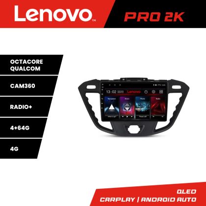 Navigatie Ford Transit  Lenovo Kit-845 8 core QLED 2K 4+64 360 Android Waze USB Navigatie Internet Youtube Radio
