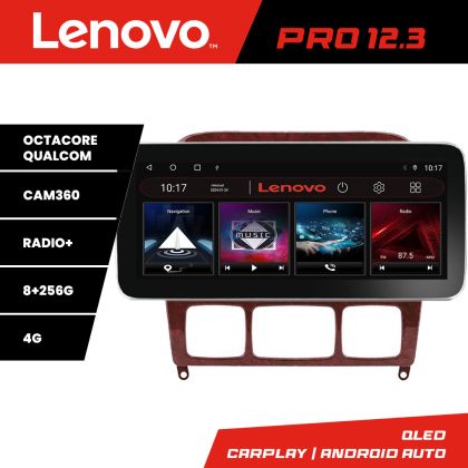 Navigatie Mercedes Clasa S 1998-2005 K-220 Lenovo PRO 8+256 12.3 inch qled android 4G DSP gps internet
