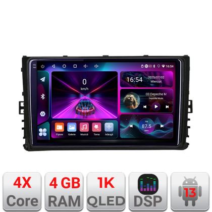 Navigatie Toyota Auris Corolla 2017-2018 A-auris-2017  4+64 InCell Display 1K Android Waze USB Navigatie Internet Youtube Radio