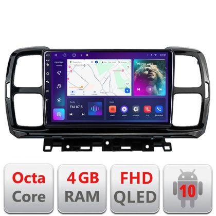Navigatie Citroen C5 Aircross Android radio gps internet quad core 4+64 carplay android auto Kit-aircross+EDT-E309v3