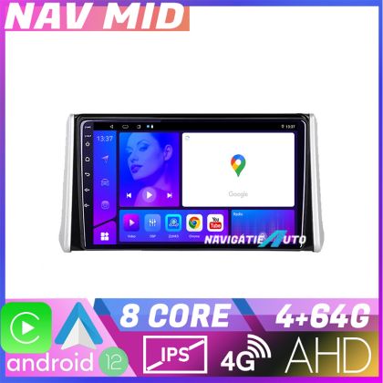 Navigatie Toyota RAV4 2018 EDOTEC-LITE Android Ecran 720P Octa Core 4 64 Carplay
