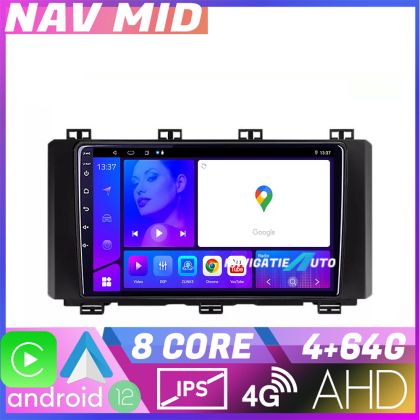 Navigatie Toyota Auris 2013-2018 Octa Core EDOTEC-LITE Android Ecran 720P Octa Core 4+64 Carplay  Android auto