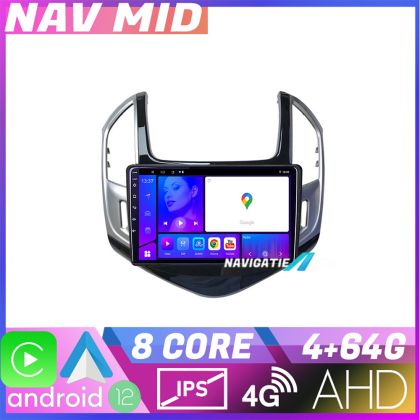 Navigatie Chevrolet Cruze 2013 KIT 1267 EDOTEC-LITE Android Ecran 720P Octa Core 4 64 Carplay