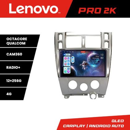 Navigatie Hyundai Tucson Lenovo Kit-1001 8 core QLED 2K 12+256 360 Android Waze USB Navigatie Internet Youtube Radio