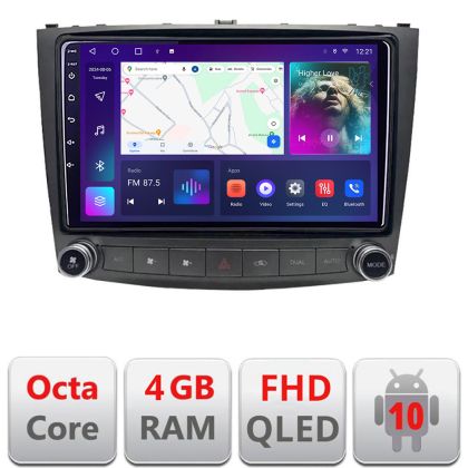 Navigatie Lexus IS 2005-2011 B- IS Android Ecran QLED octa core 4+64 carplay android auto kit-IS+EDT-E310V3