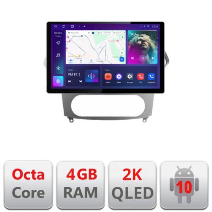 Navigatie dedicata Ford Mondeo 2006-2010 N-MONDEO-AC Edonav ecran 13" 2K 4+32 Android Waze USB Navigatie 4G 360 Toslink Youtub