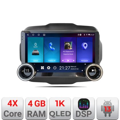 Navigatie Jeep Renegade Kit-500 Edotec  4+64 10.5 inch Incell 1K android Wifi 5Ghz gps internet