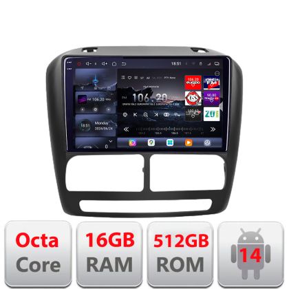 Navigatie Fiat Doblo 2010-2017 si Opel Combo 2010-2017 8 core QLED 2K 12+256GB 360  Android Waze USB Navigatie Internet Youtube Edotec