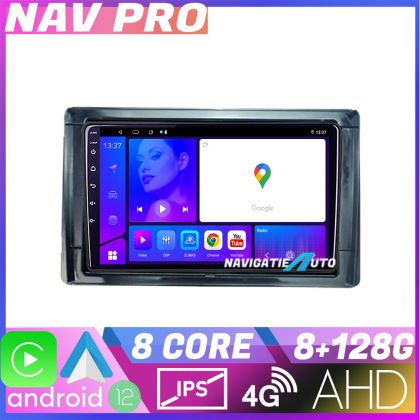 Navigatie Toyota 2DIN KIT TY2DIN EDOTEC-LITE Android Ecran 720P Octa Core 8 128 Carplay