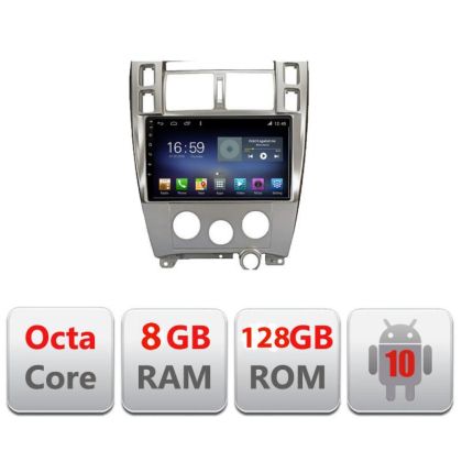 Navigatie Hyundai Tucson Manual F-1001 Octa Core cu Android Radio Bluetooth Internet GPS WIFI DSP 8+128GB 4G
