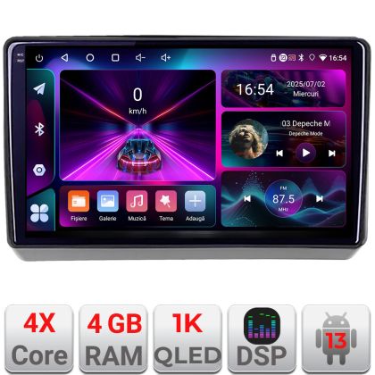 Navigatie Dodge Challenger 2015-2021 Android radio gps internet 4+64 InCell Display 1K KIT-dart+EDT-E209-RK