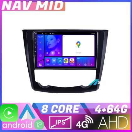 Navigatie Renault Kadjar KIT 9030 EDOTEC-LITE Android Ecran 720P Octa Core 4 64 Carplay