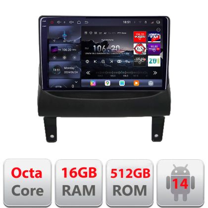 Navigatie Opel Meriva 2010-2017 Android radio gps internet 8 core QLED 2K 12+256GB 360 Edotec