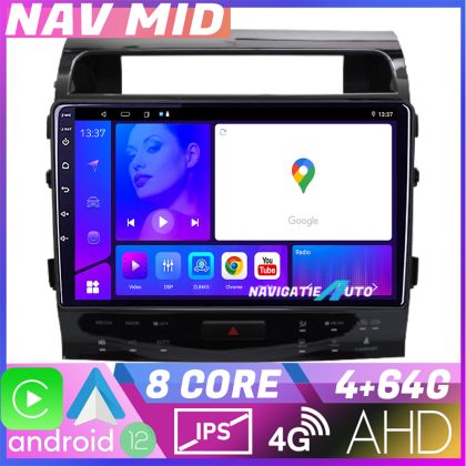 Navigatie Toyota Landcruiser J150 2010-2018 Octa Core EDOTEC-LITE Android Ecran 720P Octa Core 4+64 Carplay  Android auto