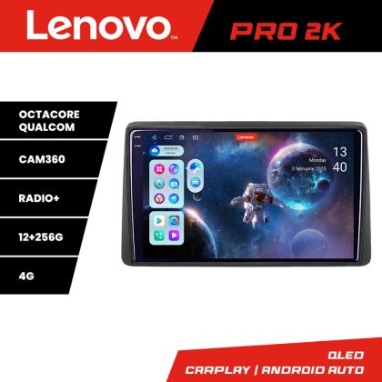 Navigatie Dacia Duster dupa 2019 Lenovo Kit-199 8 core QLED 2K 12+256 360 Android Waze USB Navigatie Internet Youtube Radio