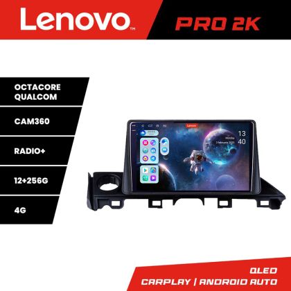 Navigatie Mazda 6 2018- Lenovo Kit-MAZDA6-18 8 core QLED 2K 12+256 360 Android Waze USB Navigatie Internet Youtube Radio