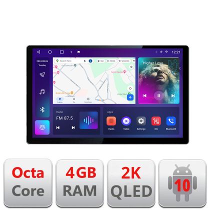Navigatie dedicata Lexus NX  2014-2020 Edonav ecran 13" 2K 4+32 Android Waze USB Navigatie 4G 360 Toslink Youtube Radio KIT-nx