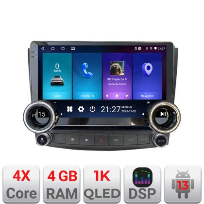 Navigatie Lexus IS 2005-2011 Kit- IS Edotec  4+64 10.5 inch Incell 1K android Wifi 5Ghz gps internet  C