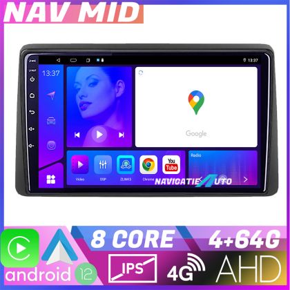 Navigatie Opel Movano Renault Master 2020- Octa Core EDOTEC-LITE Android Ecran 720P Octa Core 4+64 Carplay  Android auto v1